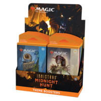 Magic Innistrad Midnight Hunt Theme Booster Display