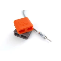 Bluelounge CableClip Medium (Grey/Orange)