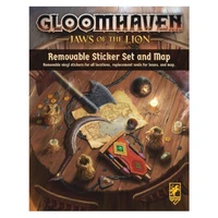 Gloomhaven: Jaws of the Lion Removable Sticker Set & Map