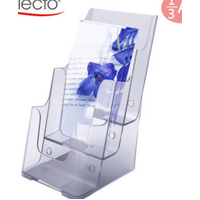 Deflect-O 3 Tier Acrylic Pamphlet Plastic DL(1/3 A4 Size) Brochure Holder