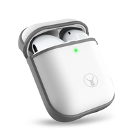 Bonelk AirPods Edge Anti-Shock Dual Injected Case (Grey/Clear)