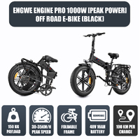 Engwe Engine PRO 1000W(Peak Power) Off Road Electric Bike Black
