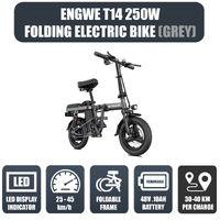 Engwe T14 250w Folding Electric Bike 48V 10Ah Gray (Latest model)