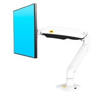 NB North Bayou New F100A Monitor Desk Mount Full Motion Swivel Monitor Arm with Gas Spring for 22''-35'' Monitor from 3 to 12kg -White