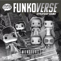 Funkoverse Universal Monsters 100 4 Pack Strategy Board Game