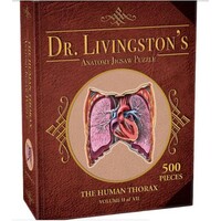 Dr Livingston Anatomy Jigsaw Puzzle The Human Thorax 500 Pieces