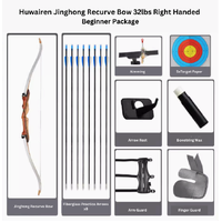 Huwairen Jinghong Recurve Bow 32lbs Right Handed Beginner Package