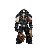 Warhammer Collectibles: 1/18 Scale Blood Angels Lemartes With Jump Pack;Blood Crozius