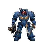 Warhammer Collectibles: 1/18 Scale Ultramarines Terminator Squad Sergeant with Power Sword