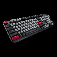 ASUS XA03 STRIX SCOPE PBT/RD Wired Mechanical RGB Gaming Keyboard For FPS Games, Cherry MX Switches, Aluminum Frame, Aura Sync Lighting