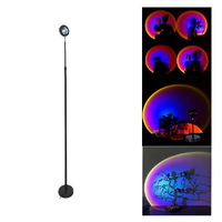 Rainbow Ocean Blue Led Projection Lamp 150-180cm (Round Head)