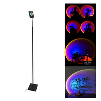 Rainbow Ocean Blue Projection Led Lamp 150-180cm (Square Head)