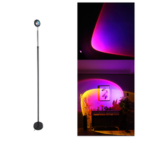 Rainbow Purple Blue Projection Led Lamp 150-180cm (Round Head)