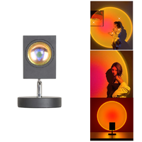 Rainbow Sunset Projection Led Lamp 20cm (Square Head)