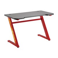 Brateck Z-Shaped Gaming Computer Desk-Red