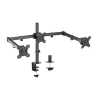 Brateck Triple Screens Economical Double-Joint Articulating 13"-27" Monitor Arms