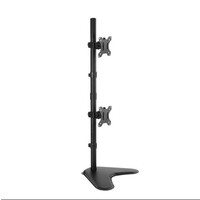 Brateck Dual Screens Economical Double Joint Articulating Steel Monitor Stand