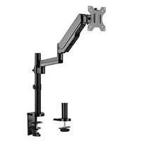 Brateck Single Monitor Full Extension Gas Spring Single Monitor Arm 17" - 32" Up to 8Kg Per screen