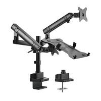 Brateck Mechanical Monitor Mount with Laptop Holder - 17"-32"