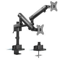 Brateck Dual Monitor Mount with USB Ports - 17"-32"