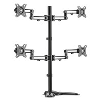 Brateck Premium Articulating Quad Monitor Stand - 17"-32"