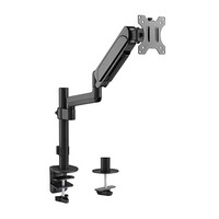 Brateck Single Monitor Pole-Mounted Gas Spring Monitor Arm