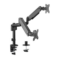 Brateck Dual Monitors Pole-Mounted Gas Spring Monitor Arm