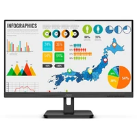 AOC 24E2QA 23.8" IPS FHD 3-sided Frameless Monitor