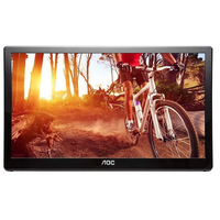 AOC E1659FWU 15.6" HD Portable USB LED TN Monitor
