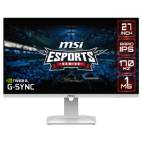 MSI G274QRFW 27inch 170Hz WQHD Rapid IPS Gaming Monitor, White
