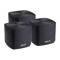 ASUS ZenWiFi AX Mini XD4 Dual Band Mesh WiFi 6 Gigabit System  3 Pack (Black)