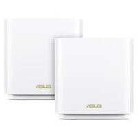 ASUS XT8 AX6600 ZenWiFi Tri Band Mesh WiFi 6 Gigabit System  White 2 Pack