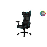 ThunderX3 UC5 HEX RGB Lighting Gaming Chair - Black/Cyan