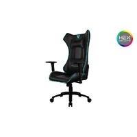 ThunderX3 UC5 HEX RGB Lighting Gaming Chair - Black/Cyan