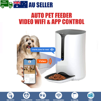 6L Automatic Pet Feeder Wi-Fi Enabled Night Light Camera Smart Dog Cat Feeder with App