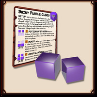 Dungeon Drop - Shiny Purple Cubes