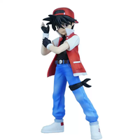 Pokemon Trainer Red PVC Figure with Base