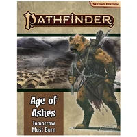 Pathfinder Second Edition Age of Ashes Adventure Path #3 Tomorrow Must Burn
