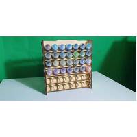 MDF Paint Rack for Citadel Paints Small 42 Pots