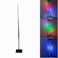 RGB LED Corner Floor Lamp With Remote Control Twisted Design