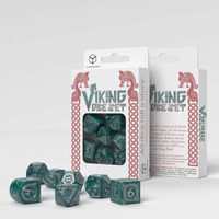 Q Workshop Viking Modern Mjolnir Dice Set 7