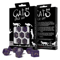 Q Workshop Cats Dice Set - Purrito Dice Set 7