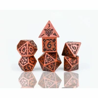 Sirius Dice - Illusory Metal - Copper Dice Set 7