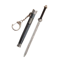 Mini Han Dynasty Sword 12cm Key Chain with Holder