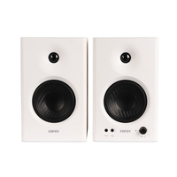 Edifier MR4 Studio Monitor - Smooth Frequency Wooden RCA TRS AUX Speaker - Black