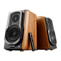 Edifier S1000MKII 2.0 Active Lifestyle Bookshelf Bluetooth Studio Speakers - Brown