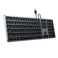 Satechi Aluminium Wired USB-A Keyboard (Grey)