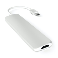 Satechi Slim USB-C MultiPort Adapter (Silver)