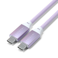 Satechi USB-C To USB-C 100W Charging Cable - 2m (Purple)