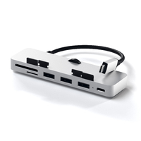 Satechi USB-C Clamp Hub Pro for iMac and iMac Pro - Silver